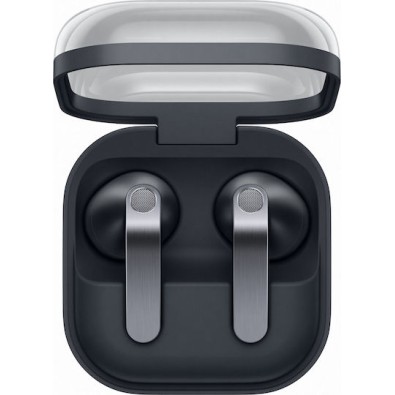 Samsung Galaxy Buds4 Bluetooth Handsfree Ακουστικά με Αντοχή στον Ιδρώτα και Θήκη Φόρτισης Μαύρα