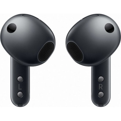 Samsung Galaxy Buds4 Bluetooth Handsfree Ακουστικά με Αντοχή στον Ιδρώτα και Θήκη Φόρτισης Μαύρα
