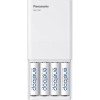 Panasonic Eneloop Smart Plus BQ-CC87 USB Φορτιστής 4 Μπαταριών Ni-MH Μεγέθους AA/AAA σε Λευκό χρώμα
