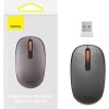 Baseus F01B Ασύρματο Bluetooth Mini Ποντίκι Frosted Grey