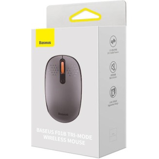 Baseus F01B Ασύρματο Bluetooth Mini Ποντίκι Frosted Grey