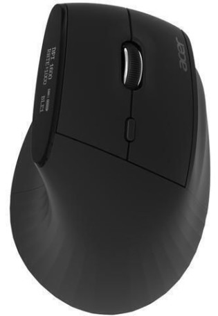 Acer Smart Fit Ασύρματο Bluetooth Vertical Ποντίκι Μαύρο