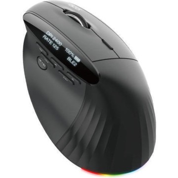 Acer Smart Fit Ασύρματο Bluetooth Vertical Ποντίκι Μαύρο
