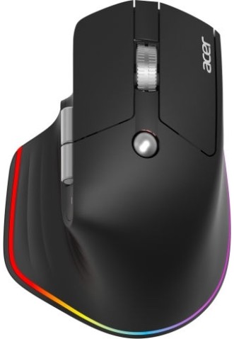 Acer Easy Fit Ασύρματο Bluetooth Vertical Ποντίκι Μαύρο