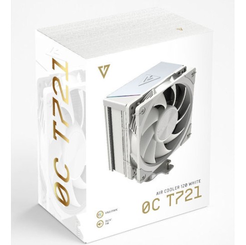 Modecom Volcano 0C T721 Ψύκτρα Επεξεργαστή για Socket AM4/AM5/1200/1700 Λευκή