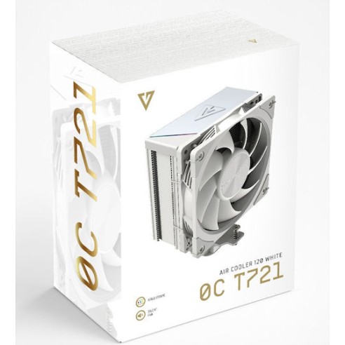 Modecom Volcano 0C T721 Ψύκτρα Επεξεργαστή για Socket AM4/AM5/1200/1700 Λευκή