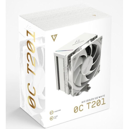 Modecom Volcano 0C T201 Ψύκτρα Επεξεργαστή για Socket AM4/AM5/1200/1700 Λευκή