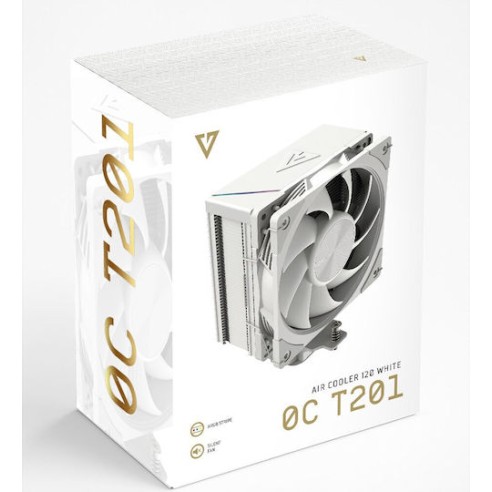 Modecom Volcano 0C T201 Ψύκτρα Επεξεργαστή για Socket AM4/AM5/1200/1700 Λευκή