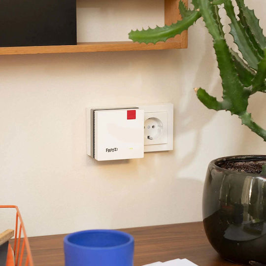AVM FRITZ!Repeater 1700 (2τμχ) WiFi Extender Dual Band (2.4 & 5GHz) 3600Mbps