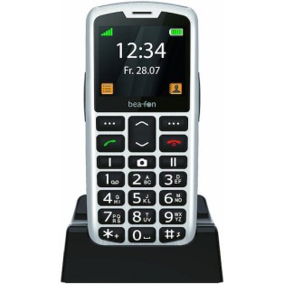 Bea-fon SL260 Dual SIM Κινητό με Μεγάλα Κουμπιά Ασημί