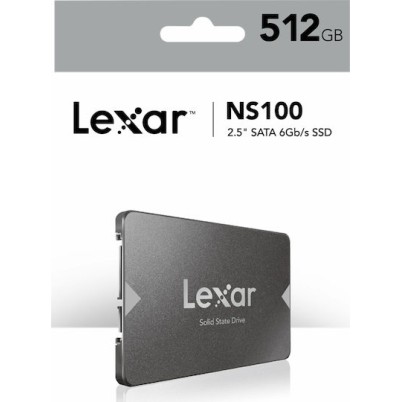 Lexar NS100 SSD 512GB τύπου 2.5'' με σύνδεση SATA III LNS100-512RB