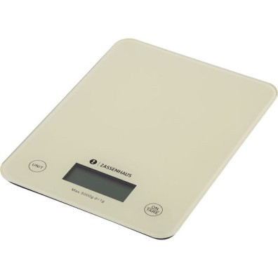Zassenhaus Balance Ψηφιακή Ζυγαριά Κουζίνας έως 5kg Cool Cream