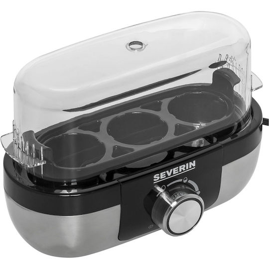Severin EK3163 Βραστήρας Αυγών 3 Θέσεων Ασημί