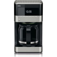 Braun PurAroma 7 KF 7120 Black Προγραμματιζόμενη Καφετιέρα Φίλτρου 1000W Silver