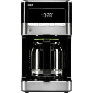 Braun PurAroma 7 KF 7120 Black Προγραμματιζόμενη Καφετιέρα Φίλτρου 1000W Silver