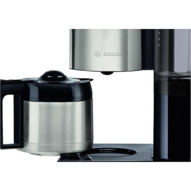 Bosch Styline Προγραμματιζόμενη Καφετιέρα Φίλτρου 1100W Inox/Black