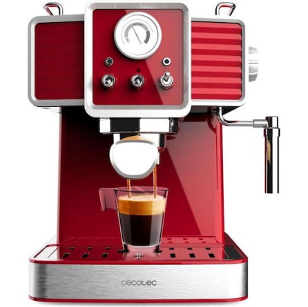 Cecotec Power Espresso 20 Tradizionale Μηχανή Espresso 1350W Πίεσης 20bar Light Red