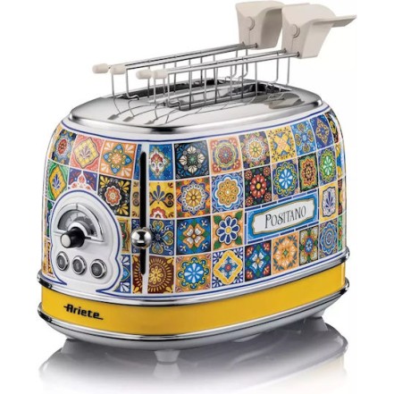 Ariete Positano Φρυγανιέρα 2 Θέσεων 810W Πολύχρωμη