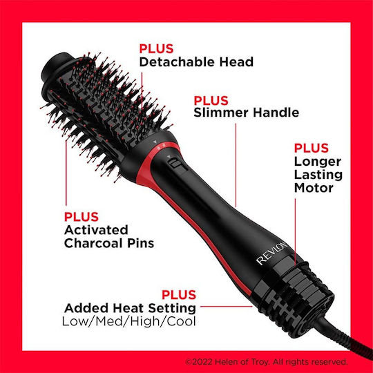 Revlon One-Step Volumiser Plus Κεραμική Ηλεκτρική Βούρτσα για Ίσιωμα