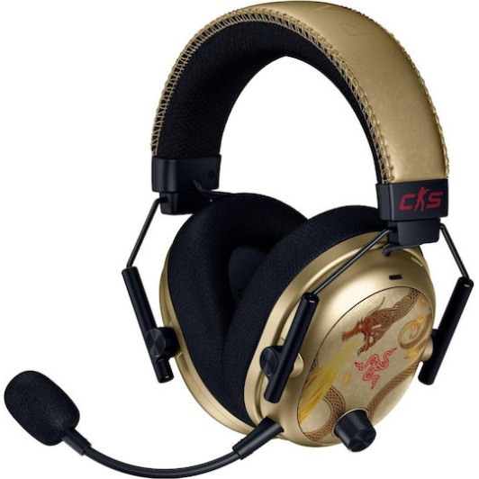 Razer BlackShark V3 Pro Ασύρματο Over Ear Gaming Headset με σύνδεση Bluetooth / USB Counter-Strike 2 Edition