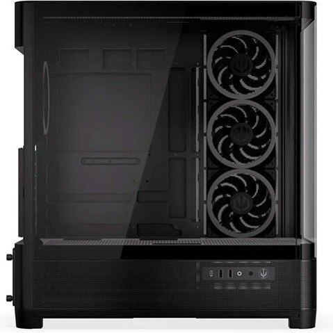 Endorfy Aquarius 8000 Corona Gaming Midi Tower Κουτί Υπολογιστή με Πλαϊνό Παράθυρο και ARGB Φωτισμό Μαύρο