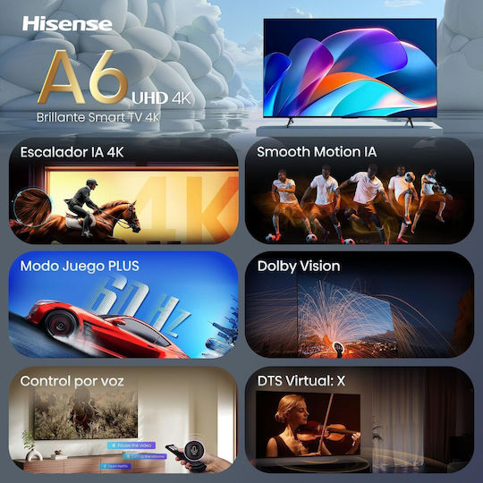 Hisense Smart Τηλεόραση 65