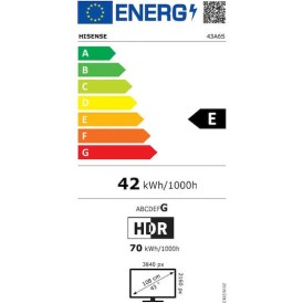 Hisense Smart Τηλεόραση 43