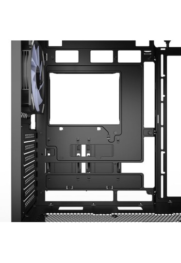 Sharkoon AK2 RGB Gaming Midi Tower Κουτί Υπολογιστή με Πλαϊνό Παράθυρο Μαύρο