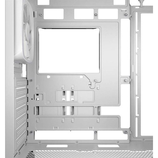 Sharkoon AK5M RGB Gaming Midi Tower Κουτί Υπολογιστή με Πλαϊνό Παράθυρο Λευκό