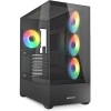 Sharkoon AK6 RGB Midi Tower Κουτί Υπολογιστή Μαύρο