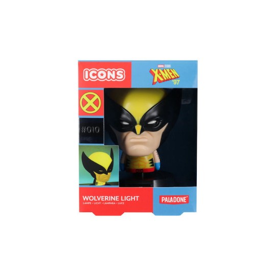 Paladone Παιδικό Φωτιστικό Γραφείου Wolverine Light Πολύχρωμο 11x11x14εκ.