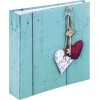 HAMA Άλμπουμ Love Key για 200 Φωτογραφίες Διαστάσεων 10x15εκ. Γαλάζιο 22.5x22.5εκ.
