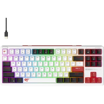 Havit KB902L Gaming Μηχανικό Πληκτρολόγιο με RGB φωτισμό (Αγγλικό US)
