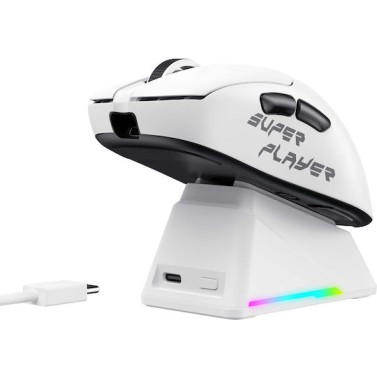 Havit StarBlaze-1 Ασύρματο Gaming Ποντίκι 26000 DPI Λευκό