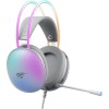 Havit H2037d Over Ear Gaming Headset με σύνδεση 2x3.5mm / USB Λευκό