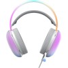 Havit H2037d Over Ear Gaming Headset με σύνδεση 2x3.5mm / USB Λευκό