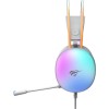 Havit H2037d Over Ear Gaming Headset με σύνδεση 2x3.5mm / USB Λευκό