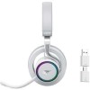 Havit Fuxi-H8 Ασύρματο On Ear Gaming Headset με σύνδεση 3.5mm / USB Λευκό for Nintendo Switch / PC / PS4 / PS5
