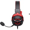 Havit H2002e Over Ear Gaming Headset με σύνδεση 3.5mm Κόκκινο