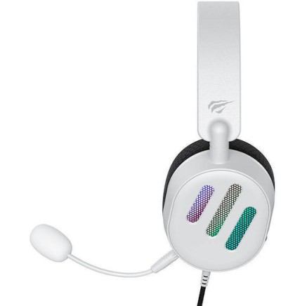 Havit H2038U Over Ear Gaming Headset με σύνδεση USB Λευκό