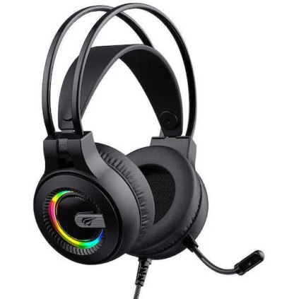 Havit H2040D Over Ear Gaming Headset με σύνδεση 3.5mm / USB