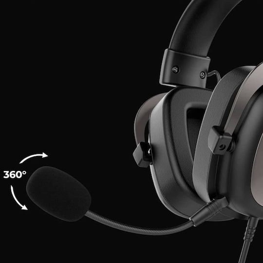 Havit H2002D Over Ear Gaming Headset με σύνδεση 3.5mm Red/White