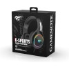Havit H2002D Over Ear Gaming Headset με σύνδεση 3.5mm Red/White