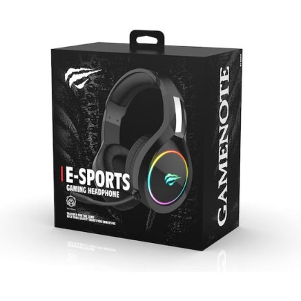 Havit H2002D Over Ear Gaming Headset με σύνδεση 3.5mm Red/White
