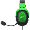 Havit H2002D Over Ear Gaming Headset με σύνδεση 3.5mm Πράσινο