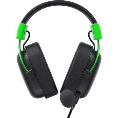 Havit H2002D Over Ear Gaming Headset με σύνδεση 3.5mm Πράσινο