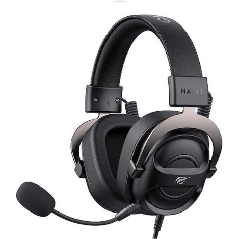 Havit H2002D Over Ear Gaming Headset με σύνδεση 3.5mm Πράσινο