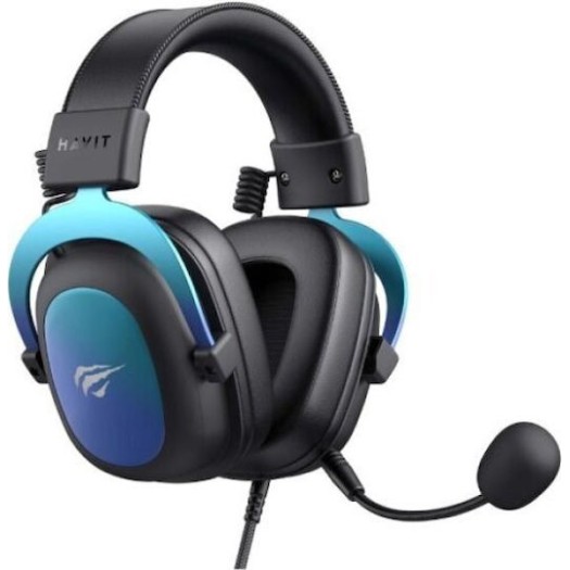 Havit H2002U Pro Ασύρματο Over Ear Gaming Headset με σύνδεση USB