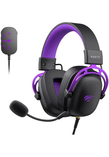 Havit H2002C+U Over Ear Gaming Headset με σύνδεση 3.5mm