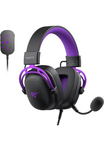 Havit H2002C+U Over Ear Gaming Headset με σύνδεση 3.5mm